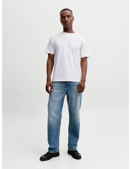 JJEORGANIC BASIC TEE SS O-NECK NOOS White SLIM