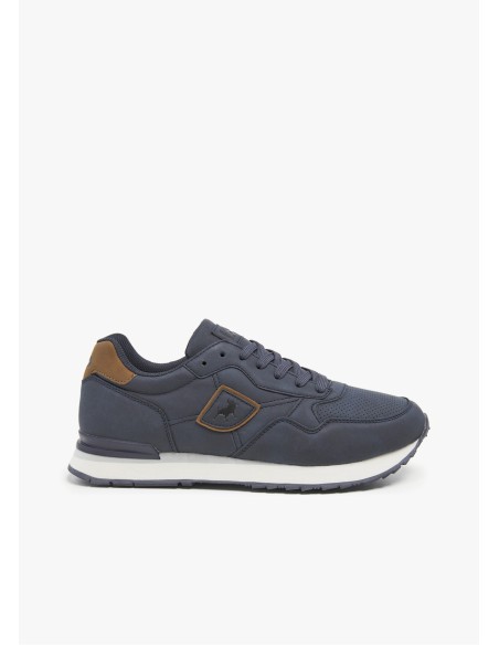 Sneakers casual running combinado marino Lois