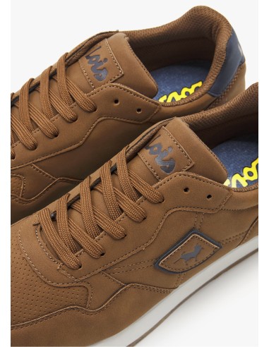 Sneakers casual running combinado marrón Lois 64400
