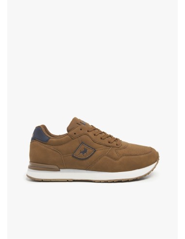 Sneakers casual running combinado marrón Lois 64400