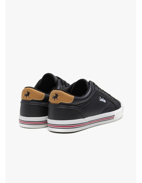 Bambas Tenis cordoneras negra Lois 61415