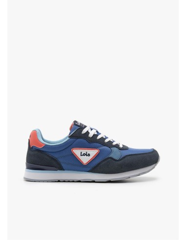 Sneaker casual running combinado marino Lois 64527