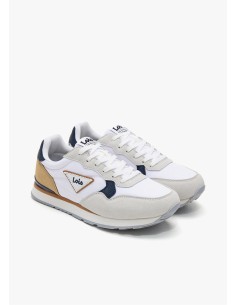 Sneaker casual running combinado blanco Lois 64527 2