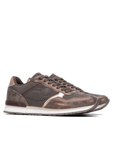 Zapatilla de mujer plano Xti 146007 Marrón