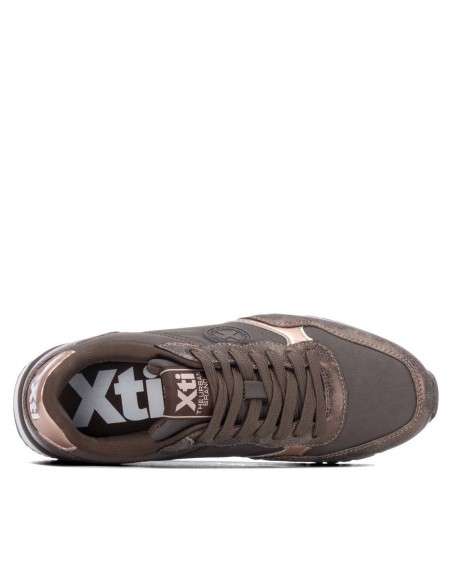 Zapatilla de mujer plano Xti 146007 Marrón