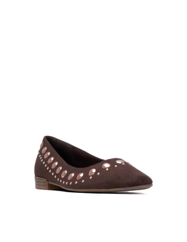 Zapato de mujer plano Xti 146223 Marrón