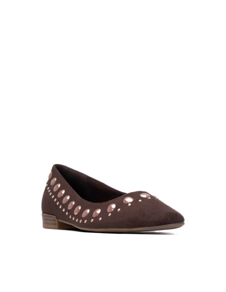 Zapato de mujer plano Xti 146223 Marrón