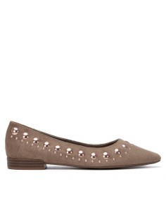 Zapato de mujer plano Xti 146223 Taupe