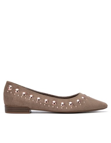 Zapato de mujer plano Xti 146223 Taupe