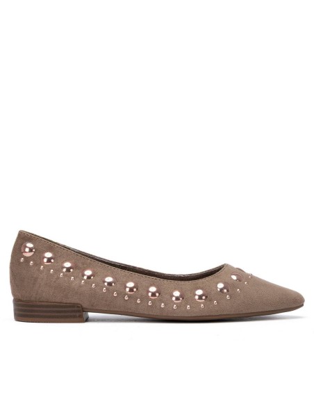 Zapato de mujer plano Xti 146223 Taupe