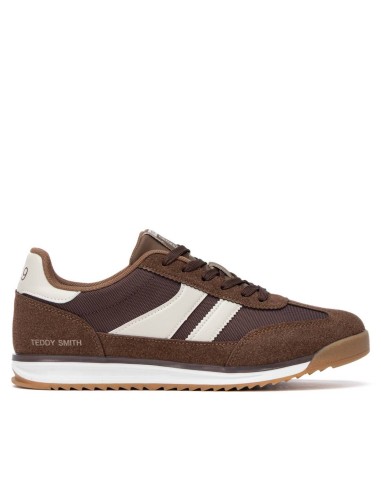 Zapatilla de hombre plano Teddy smith 121021 Marrón
