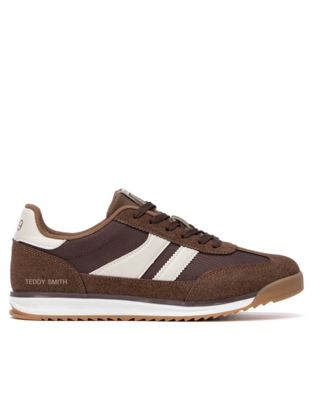 Zapatilla de hombre plano Teddy smith 121021 Marrón