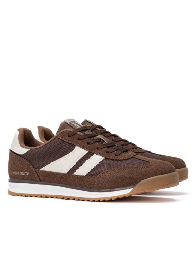 Zapatilla de hombre plano Teddy smith 121021 Marrón