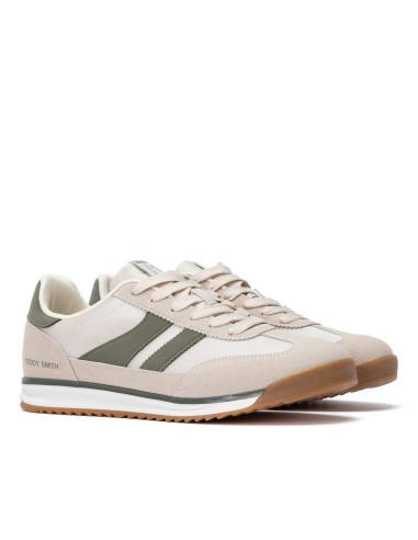 Zapatilla de hombre plano Teddy smith 121021 Beige