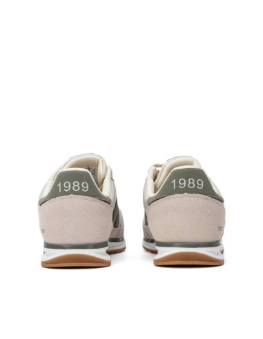 Zapatilla de hombre plano Teddy smith 121021 Beige