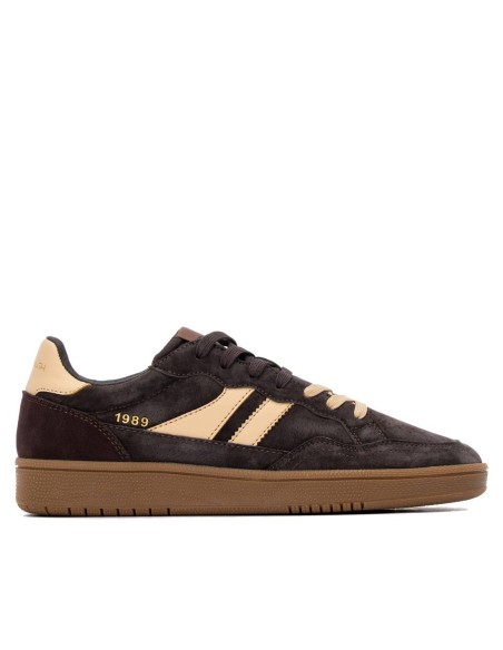 Zapatilla de hombre plano Teddy smith 121032 Marrón
