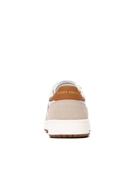 Zapatilla de hombre plano Teddy Smith 121034 Blanco