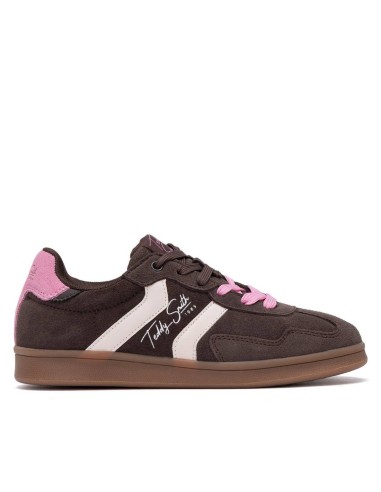 Zapatilla de mujer plano Teddy Smith 121113 Marrón