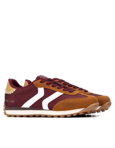 Zapatilla de mujer plano Teddy Smith 121138  Burdeos