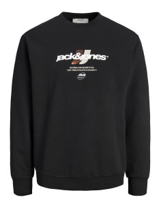 JCOCLUB BRANDING SWEAT CREW NECK JNR Black JJ