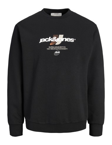JCOCLUB BRANDING SWEAT CREW NECK JNR Black JJ
