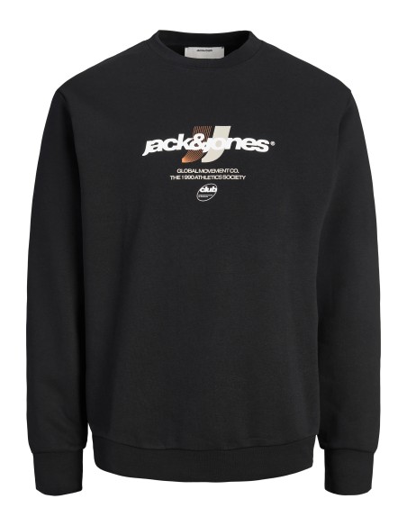JCOCLUB BRANDING SWEAT CREW NECK JNR Black JJ