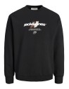 JCOCLUB BRANDING SWEAT CREW NECK JNR Black JJ