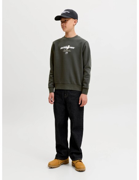 JCOCLUB BRANDING SWEAT CREW NECK JNR Peat JJ