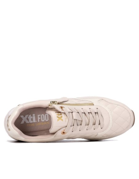 Zapatilla de mujer plano Xti 146371 Hielo