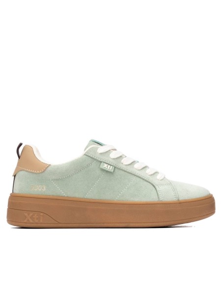 Zapatilla de mujer plano Xti 146270 Kaki