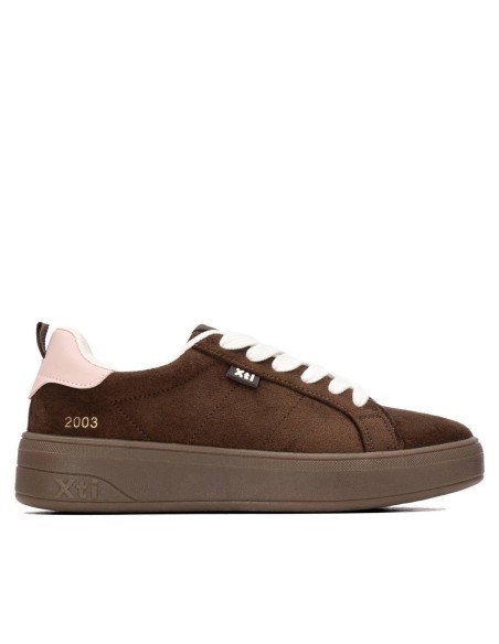Zapatilla de mujer plano Xti 146270 Marrón