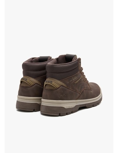 Bota Casual detalle texturas marrón 64558 Marrón