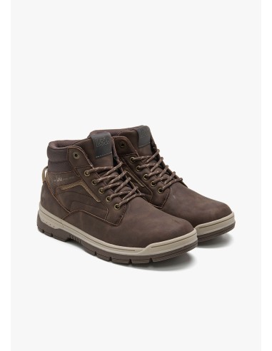Bota Casual detalle texturas marrón 64558 Marrón