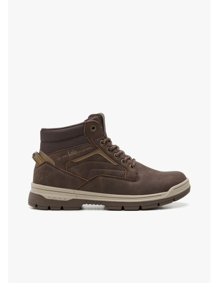 Bota Casual detalle texturas marrón 64558 Marrón