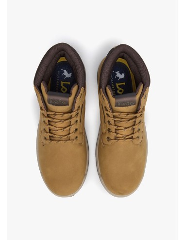 Bota Casual detalle texturas marrón 64558 Camel