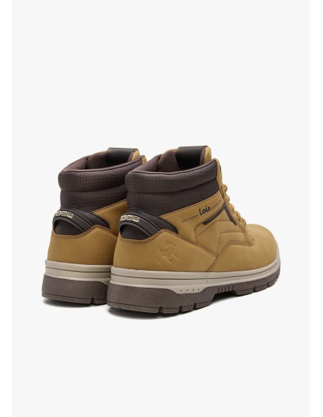 Bota Casual detalle texturas marrón 64558 Camel