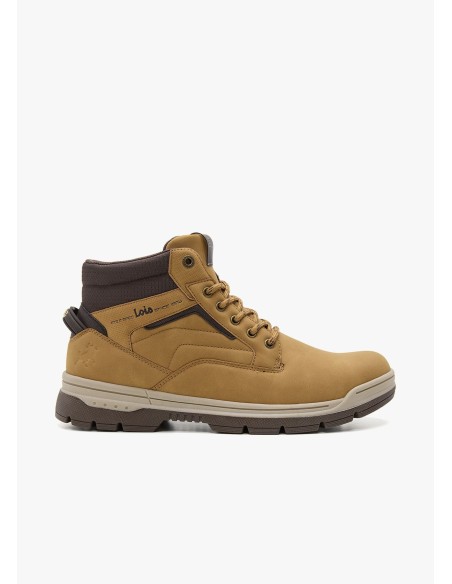Bota Casual detalle texturas marrón 64558 Camel