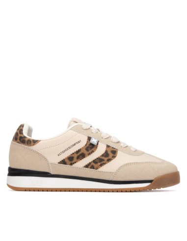 Zapatilla de mujer plano Xti 144587 Leopardo