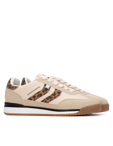 Zapatilla de mujer plano Xti 144587 Leopardo