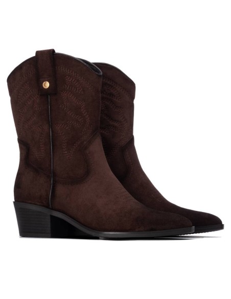 Botin de mujer con tacón Xti 144307 Marrón