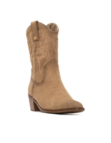 Botin de mujer con tacón Xti 144307 Beige