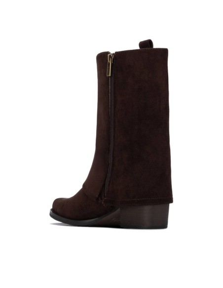 Botin de mujer con tacón Xti 146478 Marrón