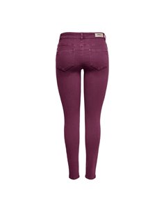 PANTALONES SKINNY onlWAUW Tawny Port/Burdeos 2