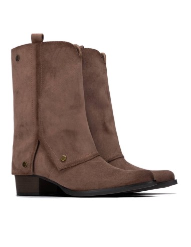 Botin de mujer con tacón Xti 146478 Taupe