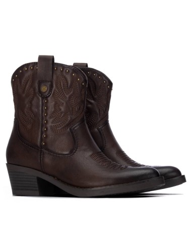 Botin de mujer con tacón Xti 146190 Marrón