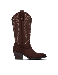Bota de mujer con tacón Xti 146102 Marrón