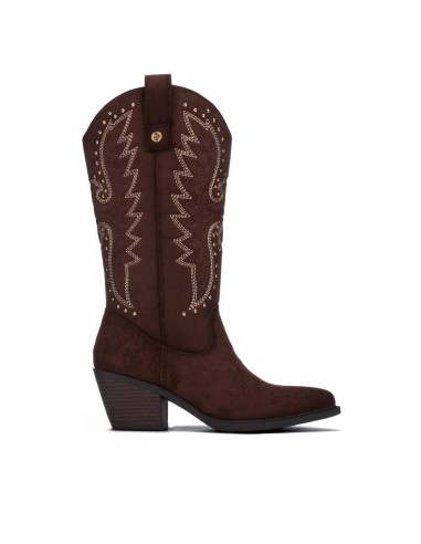 Bota de mujer con tacón Xti 146102 Marrón