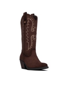 Bota de mujer con tacón Xti 146102 Marrón 2