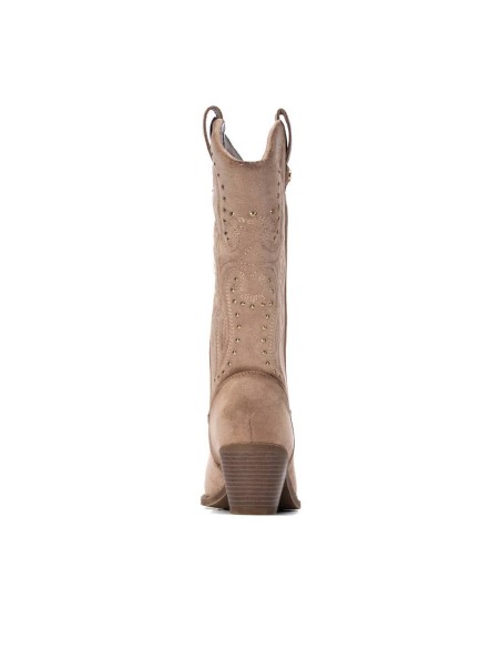 Bota de mujer con tacón Xti 146102 Beige