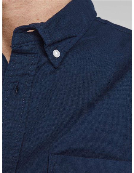 CAMISA DE MANGA LARGA JJEOXFORD Navy Blazer/Marino